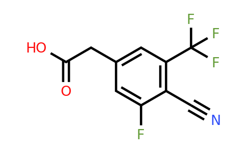 1803719-69-8 | 4-Cyano-3-fluoro-5-(trifluoromethyl)phenylacetic acid