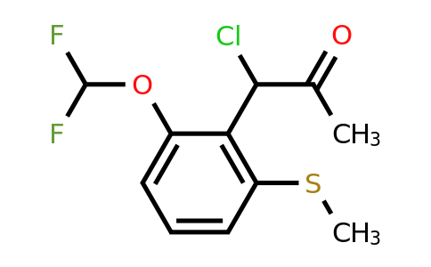 1803720-00-4 | 1-Chloro-1-(2-(difluoromethoxy)-6-(methylthio)phenyl)propan-2-one