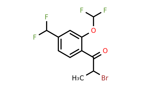 1803720-04-8 | 2-Bromo-1-(2-(difluoromethoxy)-4-(difluoromethyl)phenyl)propan-1-one