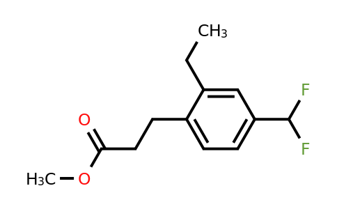 1803720-24-2 | Methyl 4-(difluoromethyl)-2-ethylphenylpropanoate