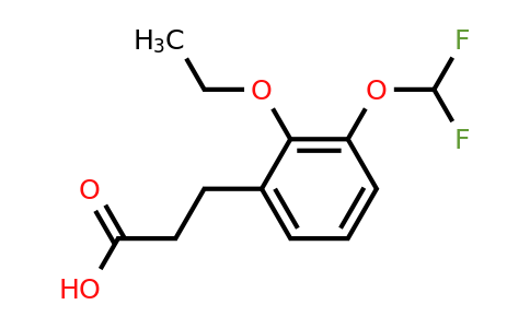 1803720-25-3 | 3-(Difluoromethoxy)-2-ethoxyphenylpropanoic acid