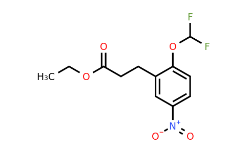 1803720-33-3 | Ethyl 2-(difluoromethoxy)-5-nitrophenylpropanoate