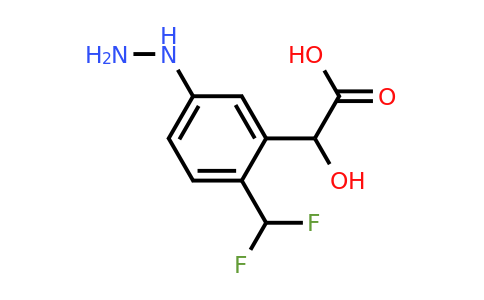 1803720-35-5 | 2-(Difluoromethyl)-5-hydrazinylmandelic acid