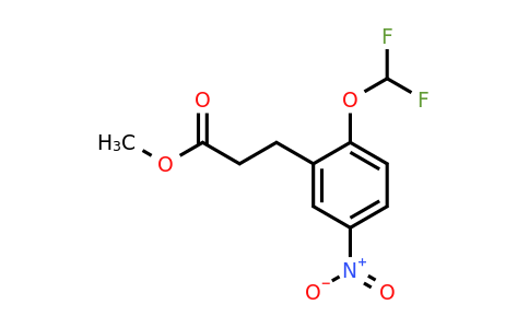 1803720-38-8 | Methyl 2-(difluoromethoxy)-5-nitrophenylpropanoate