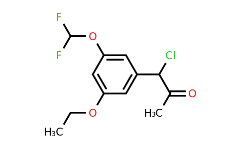 1803720-49-1 | 1-Chloro-1-(3-(difluoromethoxy)-5-ethoxyphenyl)propan-2-one
