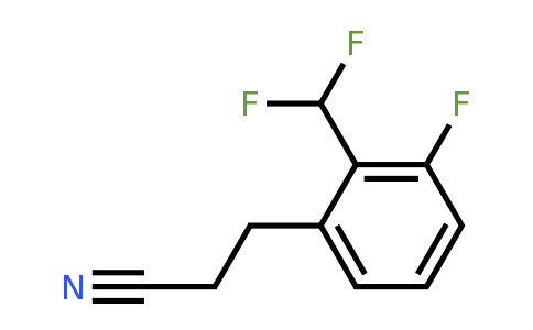 1803720-86-6 | 2-(Difluoromethyl)-3-fluorophenylpropanenitrile