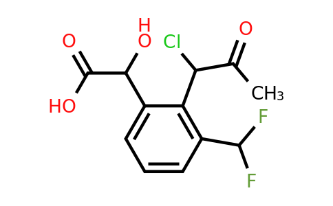 1803720-98-0 | 2-(1-Chloro-2-oxopropyl)-3-(difluoromethyl)mandelic acid