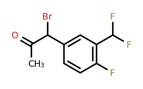 1803721-05-2 | 1-Bromo-1-(3-(difluoromethyl)-4-fluorophenyl)propan-2-one