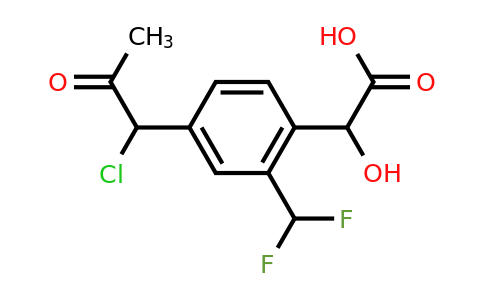 1803721-06-3 | 4-(1-Chloro-2-oxopropyl)-2-(difluoromethyl)mandelic acid