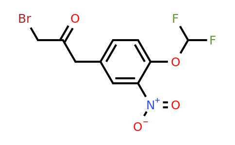 1803721-26-7 | 1-Bromo-3-(4-(difluoromethoxy)-3-nitrophenyl)propan-2-one
