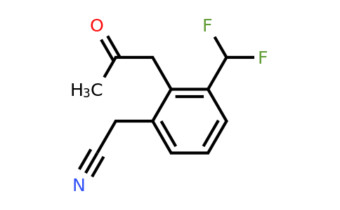 1803721-90-5 | 3-(Difluoromethyl)-2-(2-oxopropyl)phenylacetonitrile