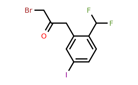 1803721-96-1 | 1-Bromo-3-(2-(difluoromethyl)-5-iodophenyl)propan-2-one