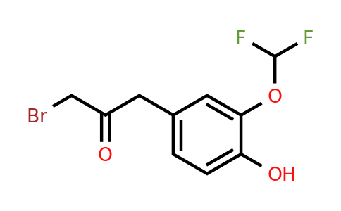 1803721-99-4 | 1-Bromo-3-(3-(difluoromethoxy)-4-hydroxyphenyl)propan-2-one