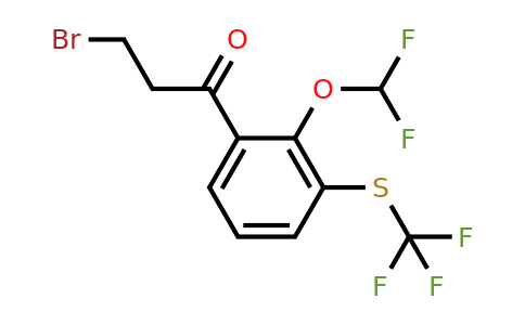 1803722-20-4 | 3-Bromo-1-(2-(difluoromethoxy)-3-(trifluoromethylthio)phenyl)propan-1-one
