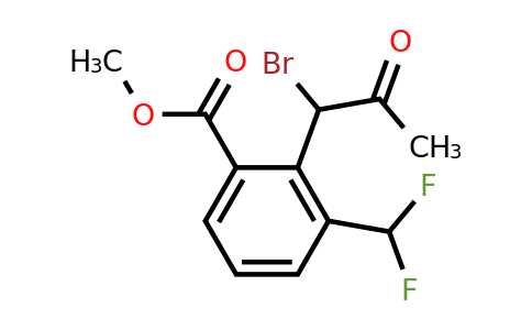 1803722-37-3 | Methyl 2-(1-bromo-2-oxopropyl)-3-(difluoromethyl)benzoate