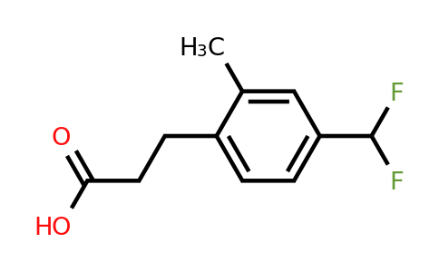 1803722-49-7 | 4-(Difluoromethyl)-2-methylphenylpropanoic acid