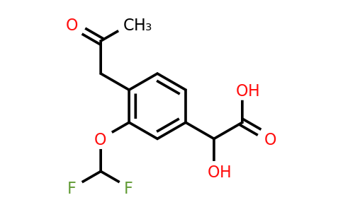 1803723-15-0 | 3-(Difluoromethoxy)-4-(2-oxopropyl)mandelic acid