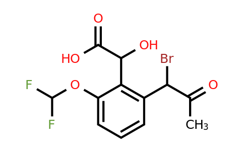 1803723-19-4 | 2-(1-Bromo-2-oxopropyl)-6-(difluoromethoxy)mandelic acid