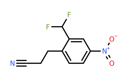1803723-33-2 | 2-(Difluoromethyl)-4-nitrophenylpropanenitrile