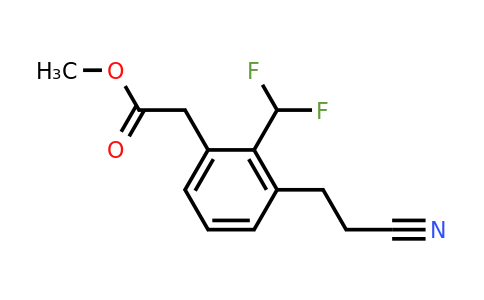 1803723-71-8 | Methyl 3-(2-cyanoethyl)-2-(difluoromethyl)phenylacetate