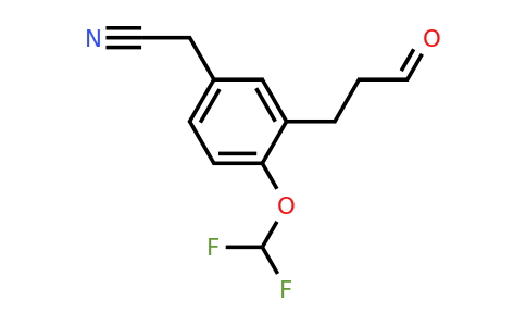 1803723-77-4 | 4-(Difluoromethoxy)-3-(3-oxopropyl)phenylacetonitrile