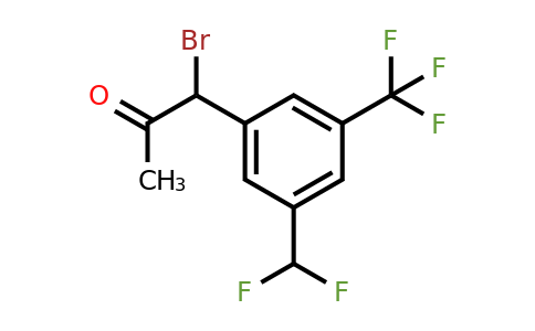 1803724-47-1 | 1-Bromo-1-(3-(difluoromethyl)-5-(trifluoromethyl)phenyl)propan-2-one