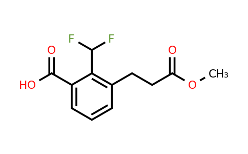 1803724-88-0 | 2-(Difluoromethyl)-3-(3-methoxy-3-oxopropyl)benzoic acid
