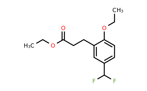 1803725-18-9 | Ethyl 5-(difluoromethyl)-2-ethoxyphenylpropanoate