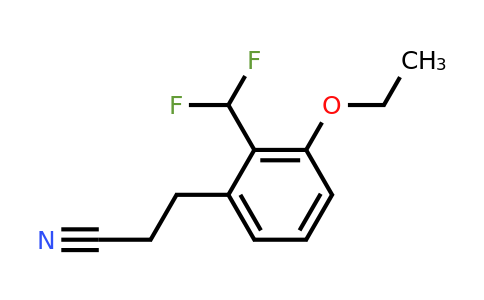 1803725-24-7 | 2-(Difluoromethyl)-3-ethoxyphenylpropanenitrile