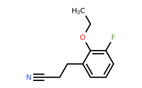 1803725-80-5 | 2-Ethoxy-3-fluorophenylpropanenitrile
