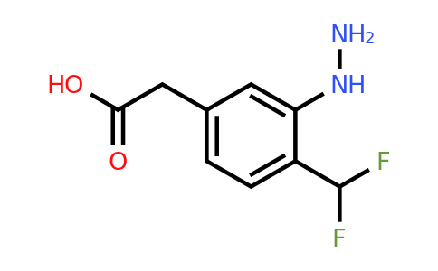 1803725-97-4 | 4-(Difluoromethyl)-3-hydrazinylphenylacetic acid