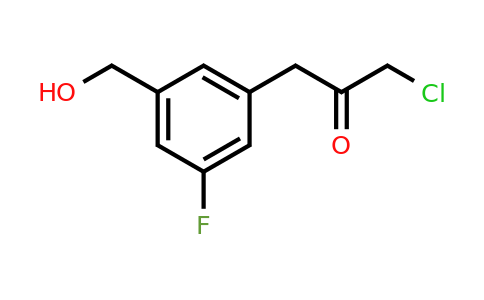 1803726-42-2 | 1-Chloro-3-(3-fluoro-5-(hydroxymethyl)phenyl)propan-2-one