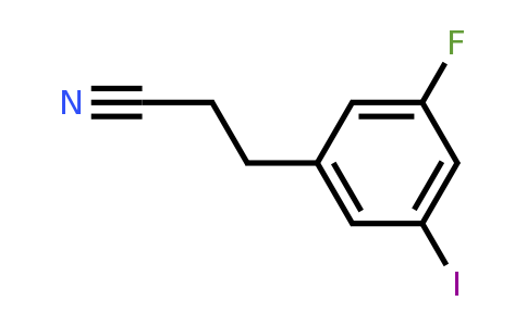 1803726-47-7 | 3-Fluoro-5-iodophenylpropanenitrile