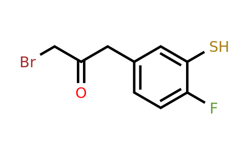 1803726-91-1 | 1-Bromo-3-(4-fluoro-3-mercaptophenyl)propan-2-one