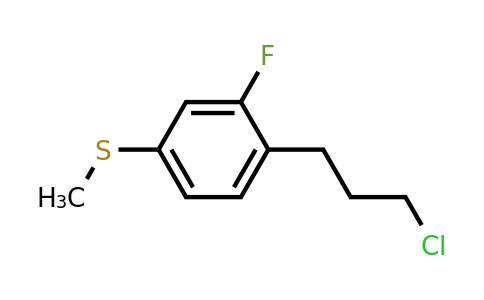 1803727-18-5 | 4-(3-Chloropropyl)-3-fluorothianisole