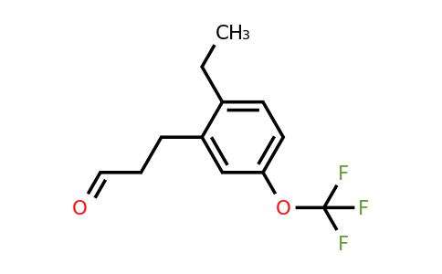 1803727-22-1 | 3-(2-Ethyl-5-(trifluoromethoxy)phenyl)propanal