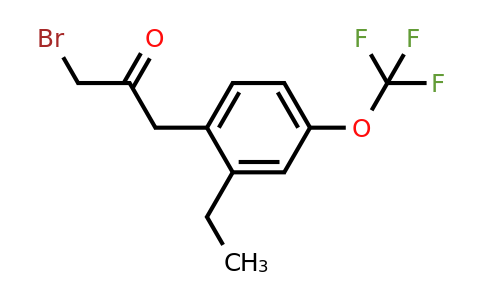 1803727-43-6 | 1-Bromo-3-(2-ethyl-4-(trifluoromethoxy)phenyl)propan-2-one