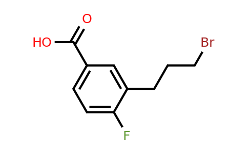 1803727-89-0 | 3-(3-Bromopropyl)-4-fluorobenzoic acid