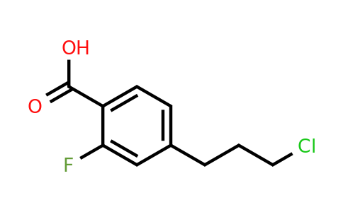 1803727-91-4 | 4-(3-Chloropropyl)-2-fluorobenzoic acid
