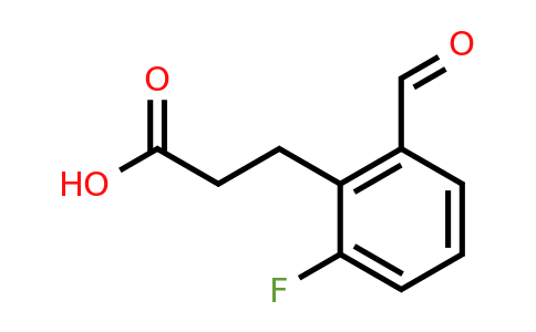 1803728-45-1 | 2-Fluoro-6-formylphenylpropanoic acid