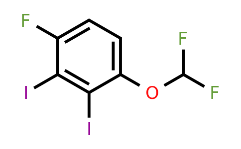 1803729-26-1 | 1-Difluoromethoxy-2,3-diiodo-4-fluorobenzene