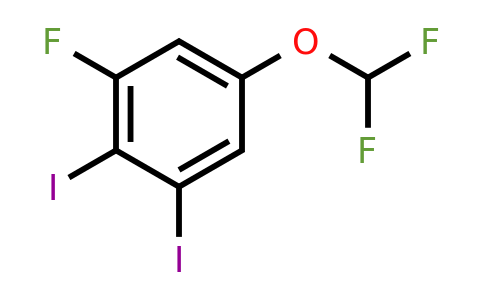 1803729-27-2 | 1-Difluoromethoxy-3,4-diiodo-5-fluorobenzene