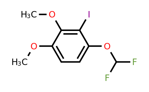 1803729-31-8 | 1-Difluoromethoxy-3,4-dimethoxy-2-iodobenzene