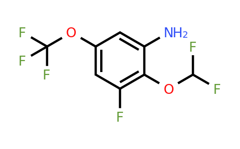 1803729-51-2 | 2-Difluoromethoxy-3-fluoro-5-(trifluoromethoxy)aniline