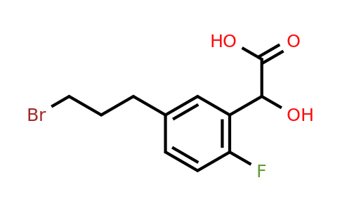 1803730-10-0 | 5-(3-Bromopropyl)-2-fluoromandelic acid