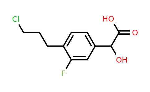 1803730-18-8 | 4-(3-Chloropropyl)-3-fluoromandelic acid