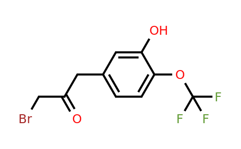 1803730-21-3 | 5-(3-Bromo-2-oxopropyl)-2-(trifluoromethoxy)phenol