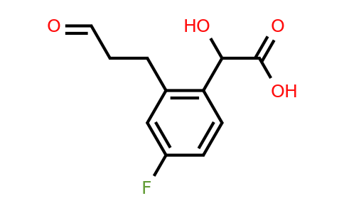 1803730-22-4 | 4-Fluoro-2-(3-oxopropyl)mandelic acid