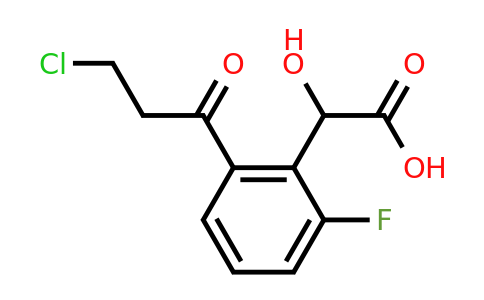1803730-33-7 | 2-(3-Chloropropanoyl)-6-fluoromandelic acid