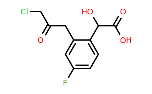 1803730-54-2 | 2-(3-Chloro-2-oxopropyl)-4-fluoromandelic acid